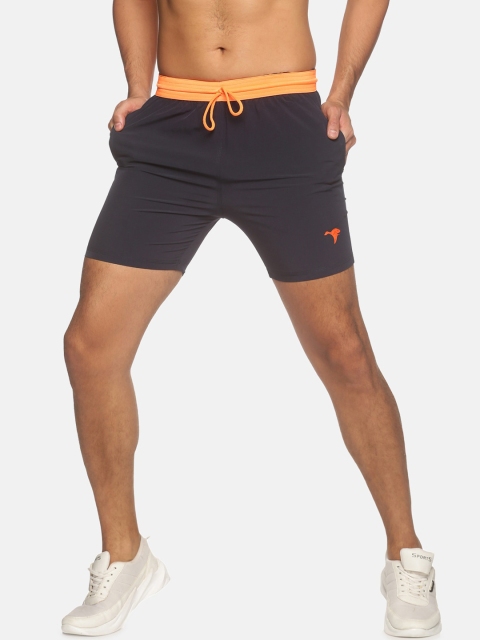 

HPS Sports Men Black Running Sports Shorts