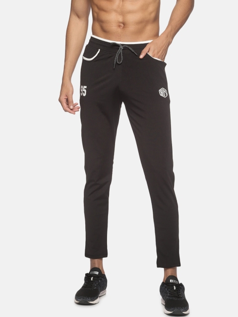 

HPS Sports Men Black Solid Slim-Fit Track Pants