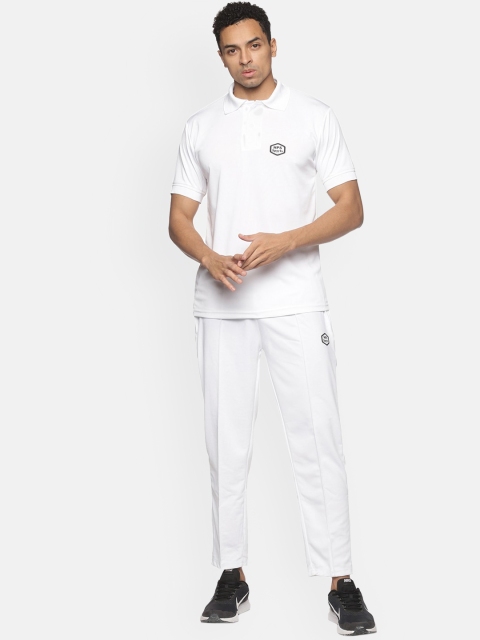

HPS Sports Men White Solid Cricket Track Suit
