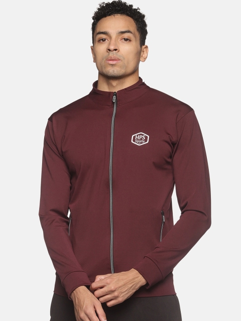 

HPS Sports Men Maroon Sporty Jacket