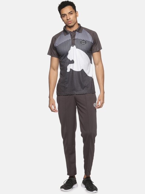 

HPS Sports Men Charcoal Grey Printed Cricket Tracksuit