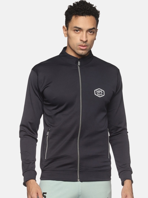 

HPS Sports Men Navy Blue Running Sporty Jacket