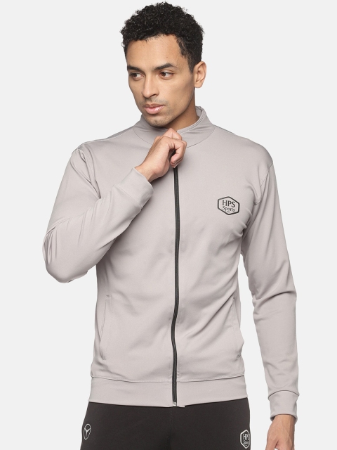 

HPS Sports Men Grey Running Sporty Jacket