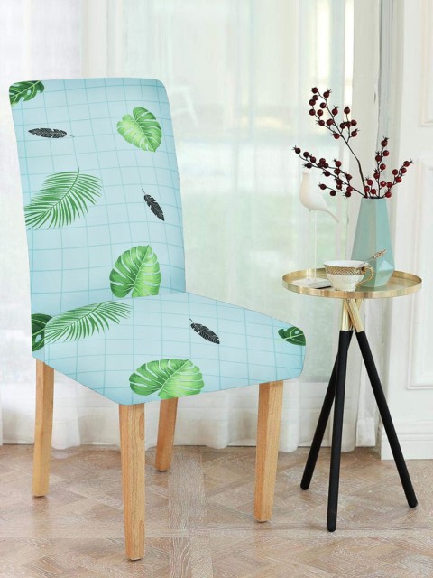 

MULTITEX Green Printed Chair Cover