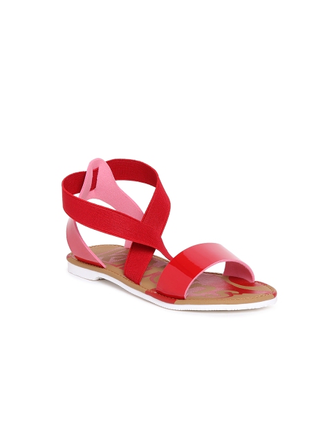 

Kittens Girls Red Solid Flats