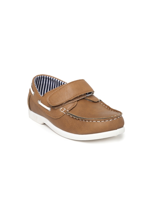 

Kittens Boys Brown Solid Sneakers