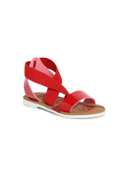 

Kittens Girls Red Solid Flats