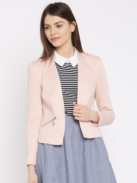

Vero Moda Peach Open-Front Casual Blazer