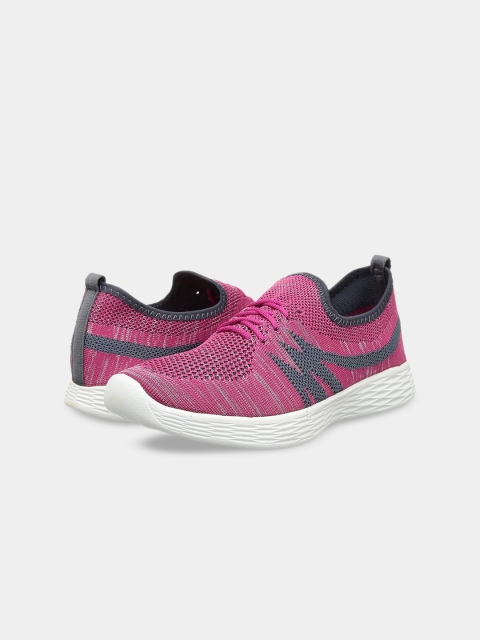 

Aqualite Women Pink Textured Sneakers