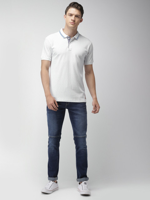 

Mast & Harbour Men Blue Skinny Fit Mid Rise Clean Look Jeans