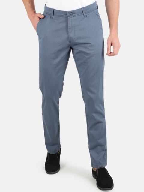 

Monte Carlo Men Blue Smart Slim Fit Trousers