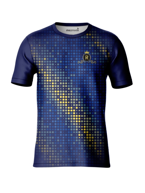 

mezmoda Boys Blue Printed Sublimation T-shirt