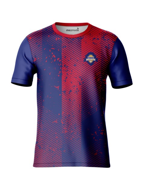 

mezmoda Boys Blue & Red Printed Sublimation T-shirt