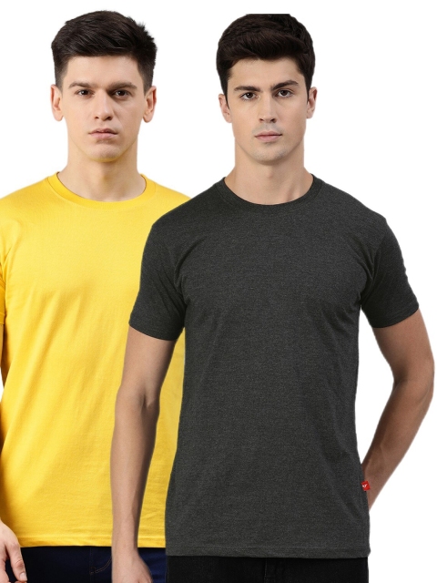 

UNSULLY Men Multicoloured 2 Colourblocked Training or Gym T-shirt, Multi