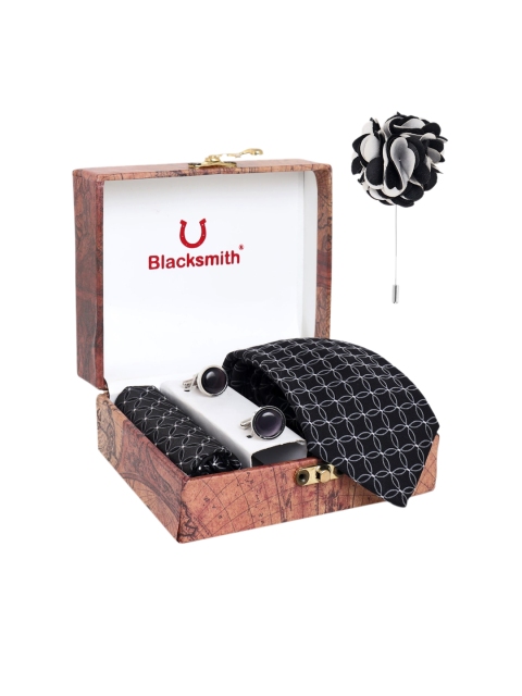

Blacksmith Men Black & White Accessory Gift Set