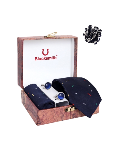 

Blacksmith Men Printed Accessory Gift Set, Blue