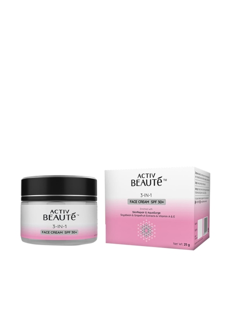 

ACTIV BEAUTE 3-In-1 SPF 30+ Face Cream with Soyabean & Grapefruit - 25 g, Pink