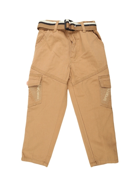 

V-Mart Boys Khaki Cotton Cargos Trousers