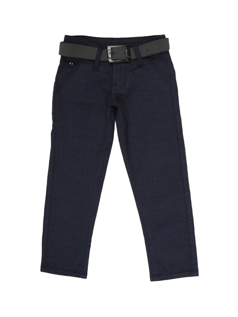 

V-Mart Boys Blue Solid Trousers
