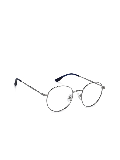 

John Jacobs Unisex Silver-Toned Full Rim Round Frames