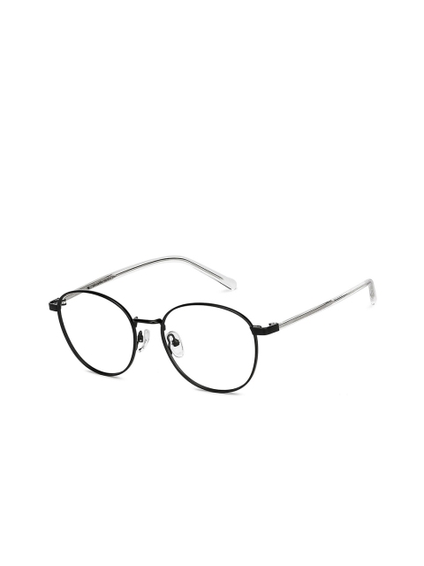 

John Jacobs Unisex Black Full Rim Round Frames