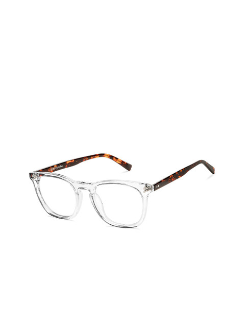 

John Jacobs Transparent & White Full Rim Wayfarer Frames 135359