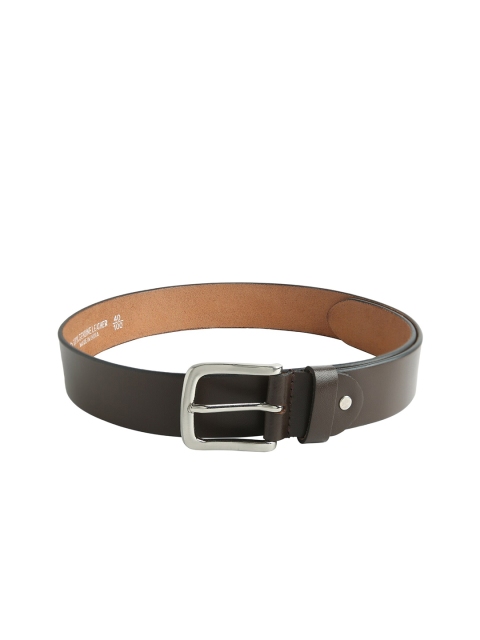 

CRUSSET Men Brown Leather Belt