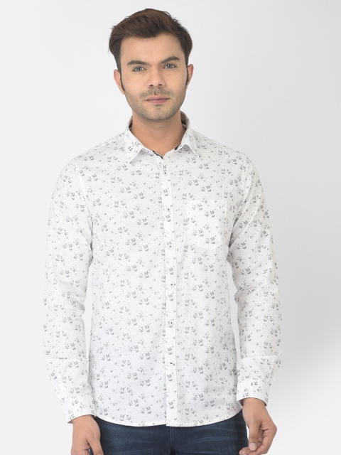 

Canary London Men Grey Smart Slim Fit Floral Printed Casual Shirt