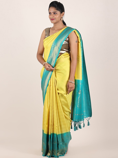 

Pothys Women Yellow Art Silk Woven Design Saree