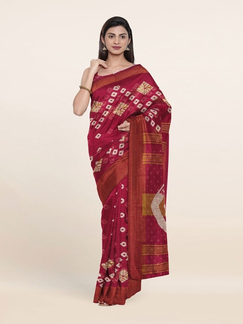

Pothys Purple & White Zari Saree