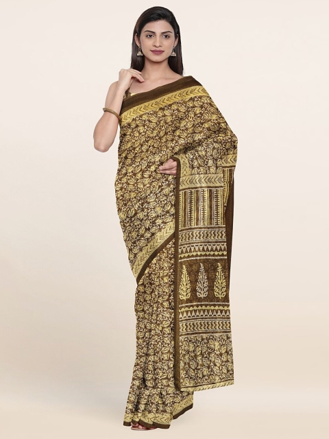 

Pothys Multicoloured Floral Printed Saree, Multi