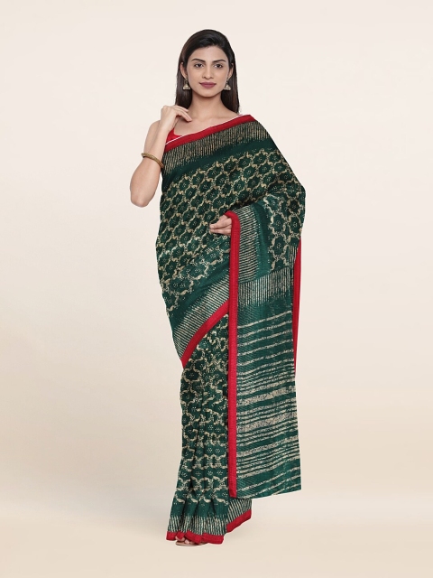 

Pothys Green Ethnic Motifs Saree