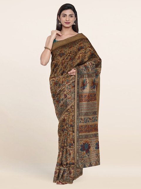 

Pothys Brown Ethnic Motifs Saree