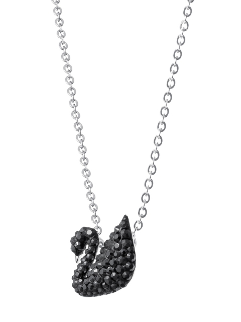 

SWAROVSKI Black Rhodium-Plated Iconic Swan Pendant