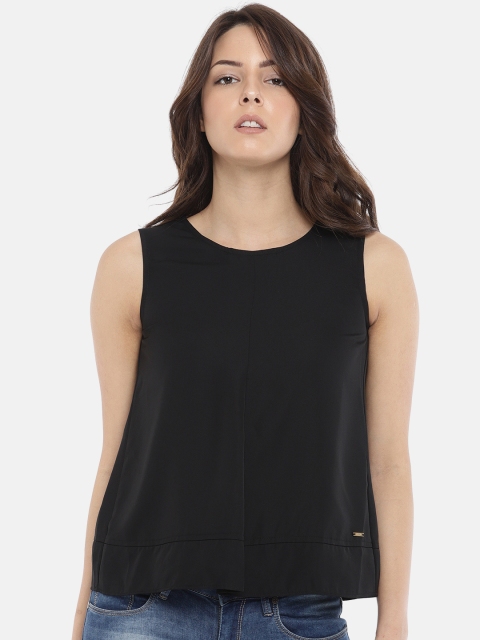 

ELLE Women Black Solid Top