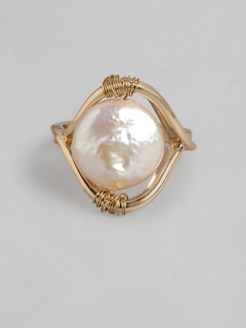 

20Dresses Women Gold-Toned & White The Game Of Grace Ring
