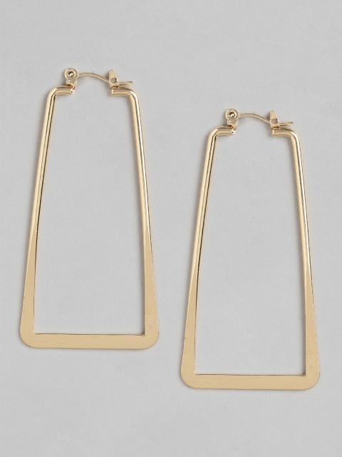 

20Dresses Gold-Toned Geometric Hoop Earrings