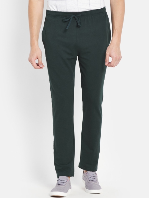 

Octave Men Green Solid Pure Cotton Track Pant