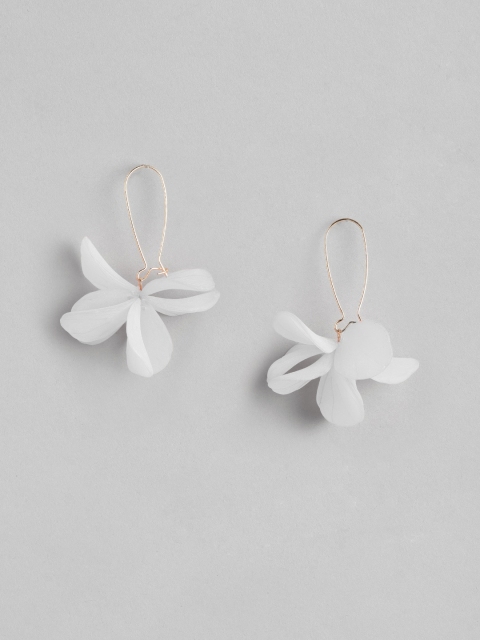 

Forever New White Floral Drop Earrings