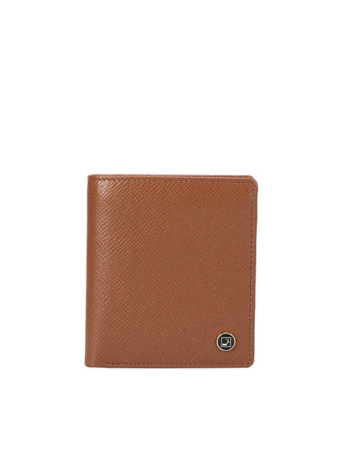 

Da Milano Men Brown Leather Two Fold Wallet