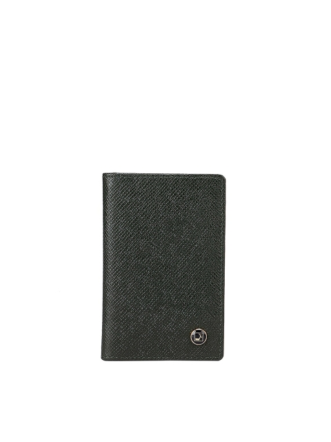 

Da Milano Men Green Textured Leather Card Holder