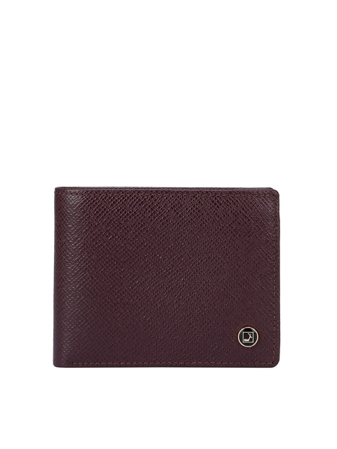 

Da Milano Men Purple Leather Two Fold Wallet
