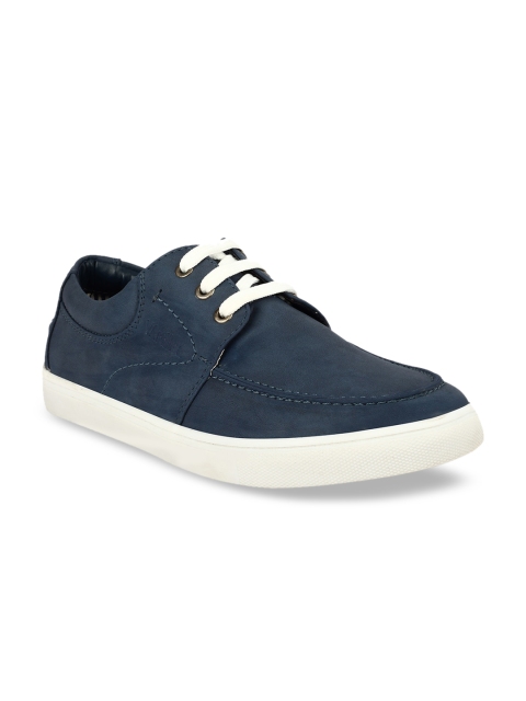 

Vardhra Men Blue Suede Sneakers