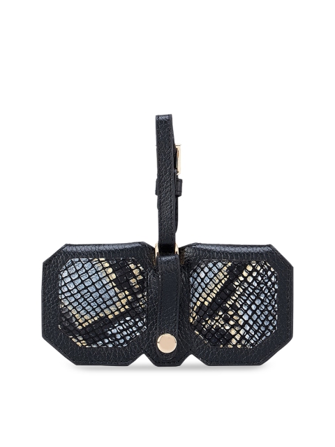 

Da Milano Women Grey & Black Textured Sunglasses Case