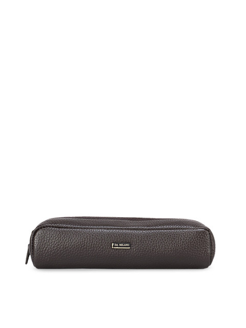 

Da Milano Brown Solid Travel Pouch