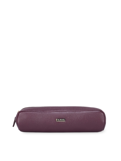 

Da Milano Purple Textured Leather Pouch