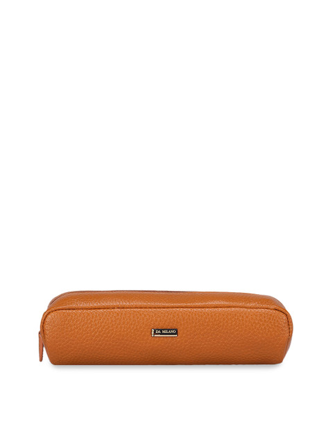 

Da Milano Orange Solid Leather Pouch