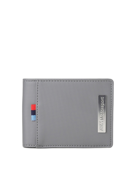 

Puma Unisex Grey Solid BMW M Motorsport Two Fold Wallet
