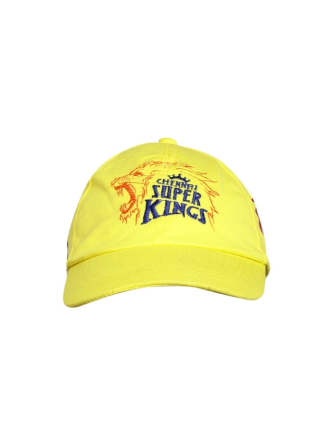 

SEVEN by MS Dhoni Unisex Kids Yellow & Blue Chennai Super Kings Embroidered Snapback Cap