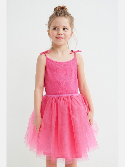 

H&M Girls Pink Tulle-Skirt Dress